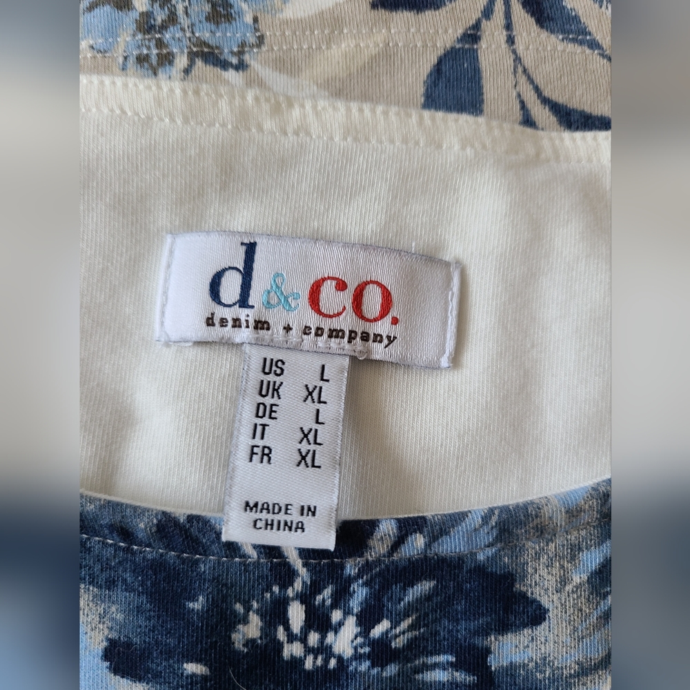 STUDIO BY DENIM & CO.| DOLMAN CAP SLEEVE| FLORAL BLOUSE - Picture 5 of 10